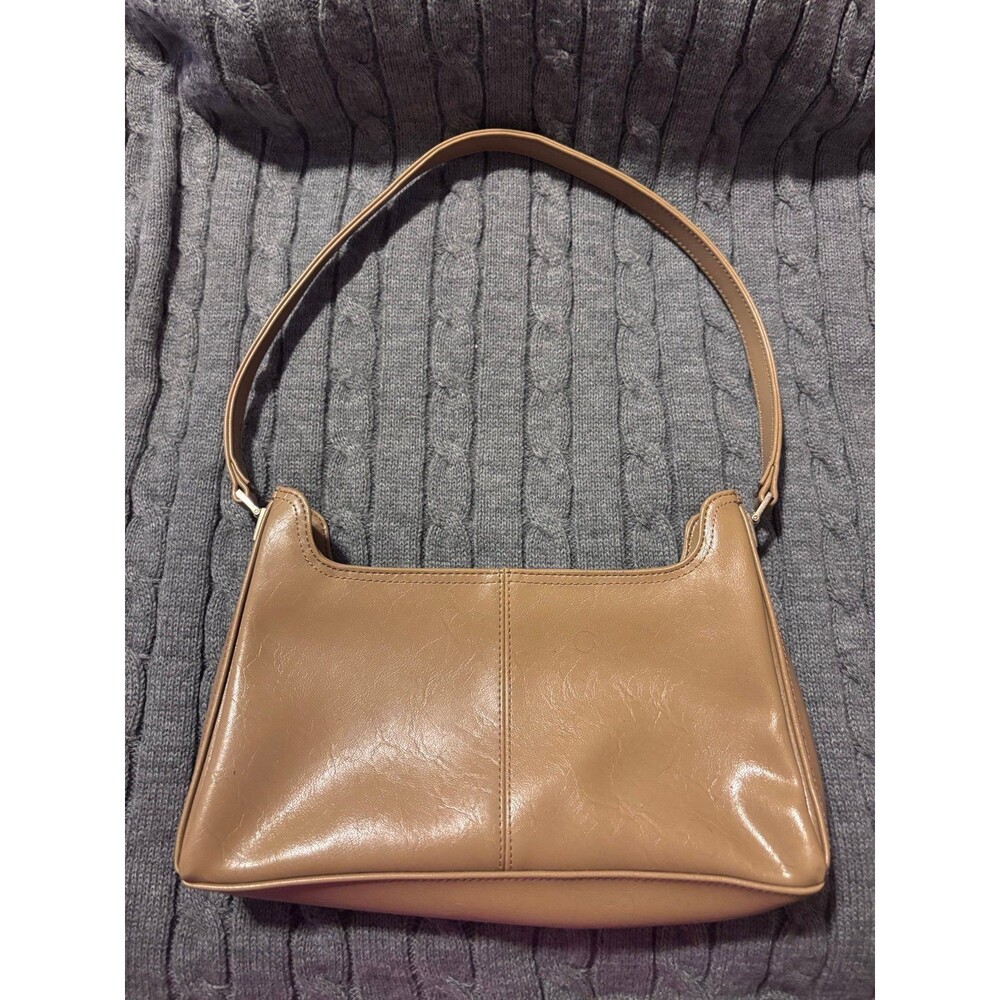 Liz Claiborne tan leather shoulder bag